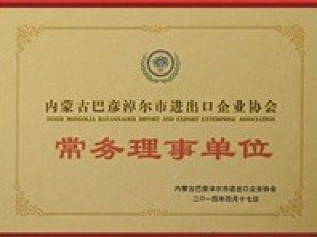 常務(wù)理事單位
